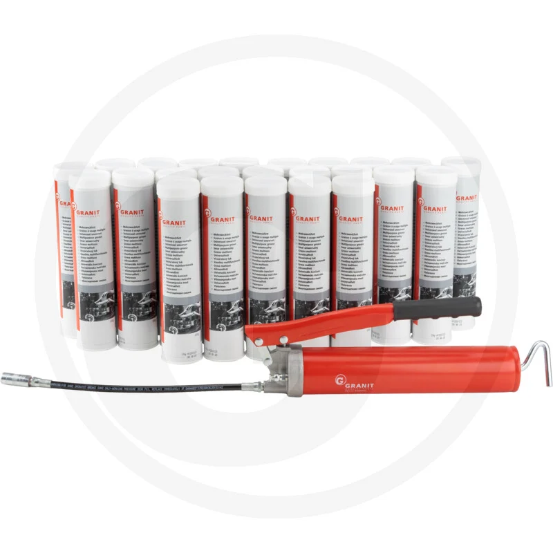 Fettpresse + VPE24 Mehrzweckfett 400g