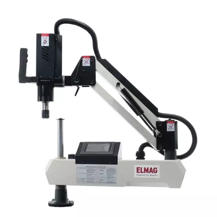 Elmag thread cutting arm M6-M36 - with electronic torque monitoring