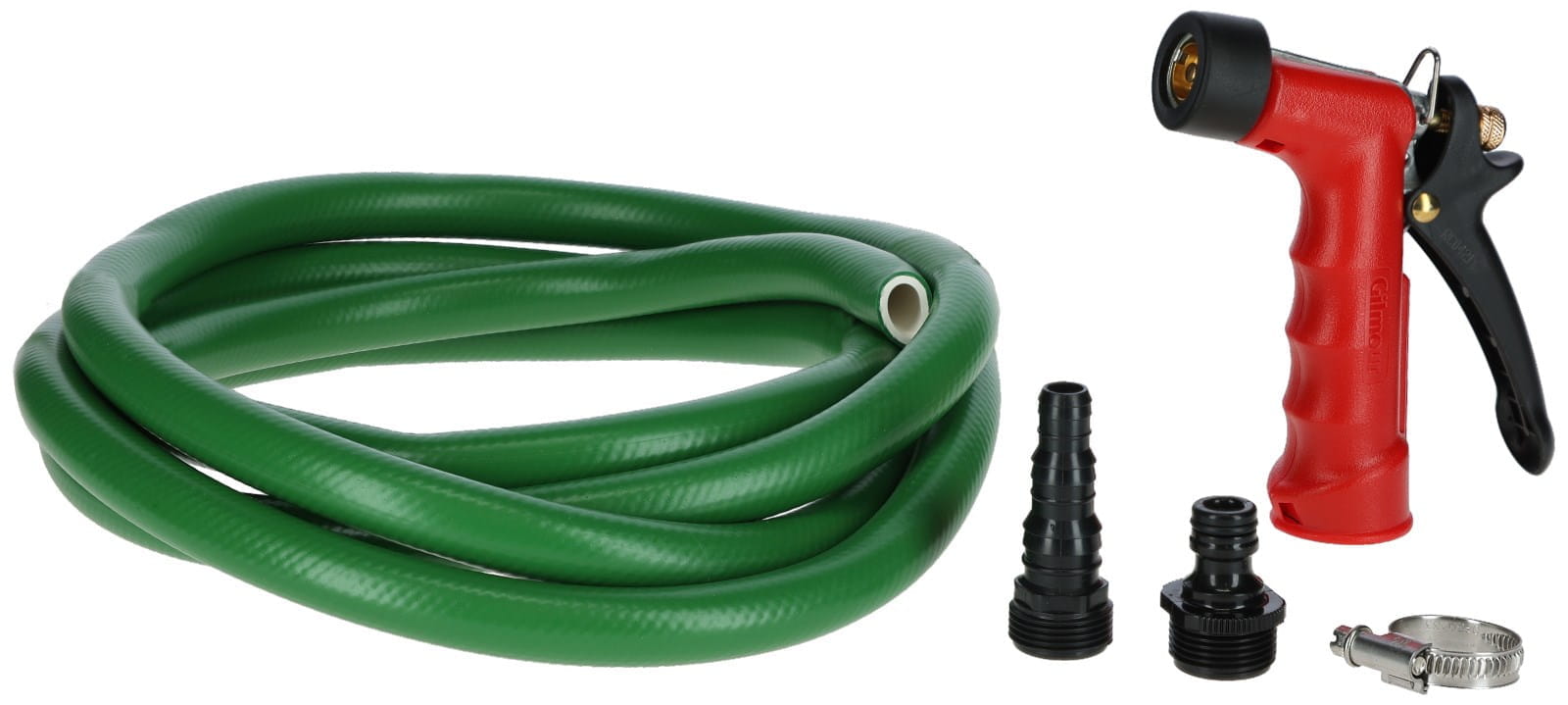 Abspritzbrause Gilmour - mit Messingeinsatz und 3 m Wasserschlauch