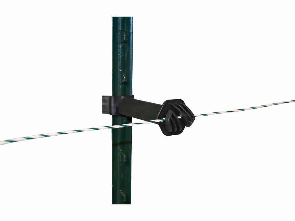 25x T-Pfahl Abstandsisolator schwarz