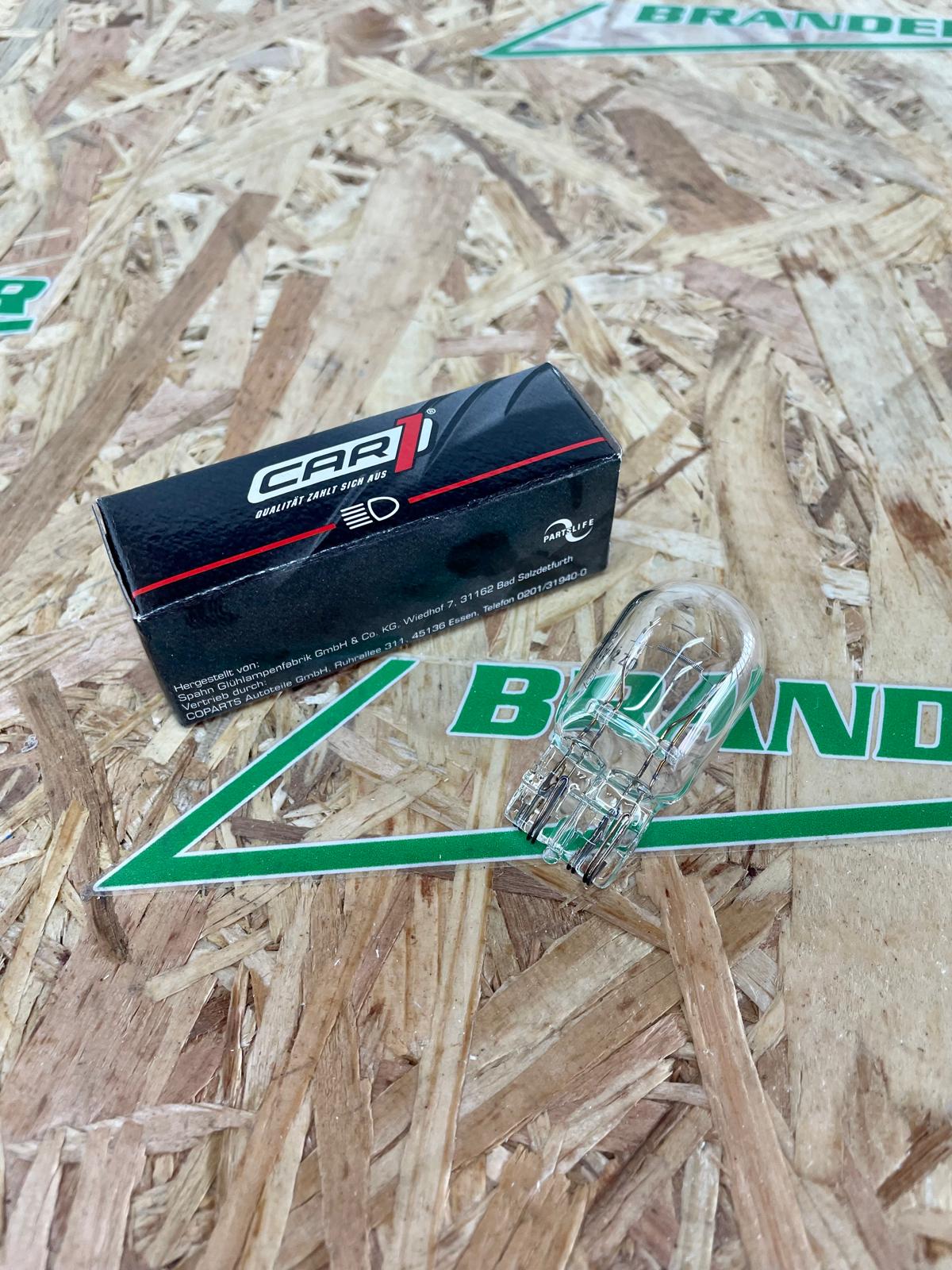 CAR1 Glassockellampen - W21/5W 12V 21/5W W3x16q