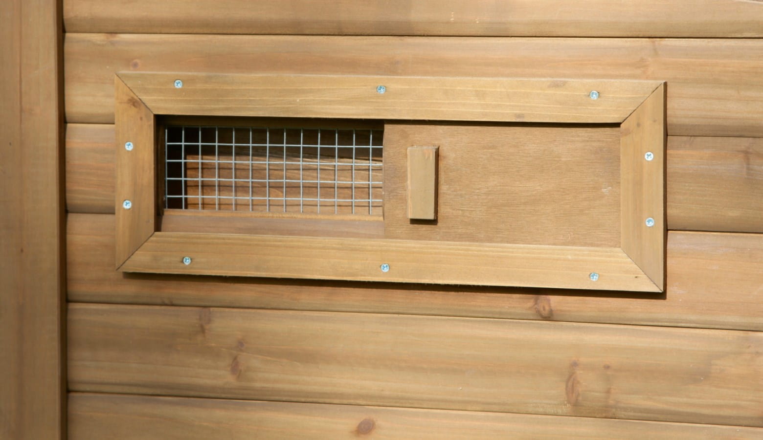 Wooden chicken coop - 146 x 74 x 80cm