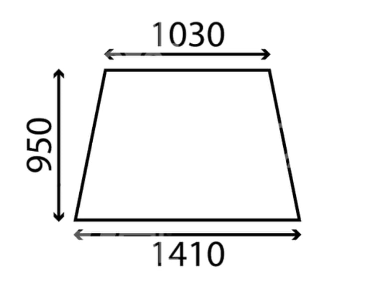 Frontscheibe - passend zu JCB Baggerlader