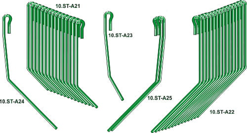 BL29103 Satz Striegelzinken - passend zu Amazone Exaktstriegel III S Avant - 963407