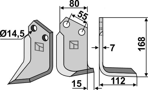 BL6218 Fräsmesser SAN-01R