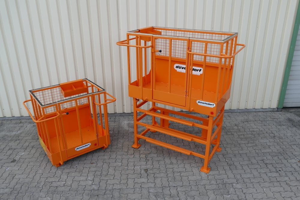 Düvelsdorf Arbeitsbühne mit  EG-Baumusterprüfung