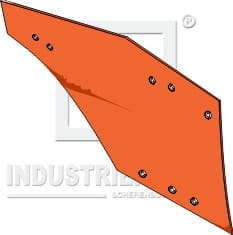 BL32047 Streichblech einteilig - rechts