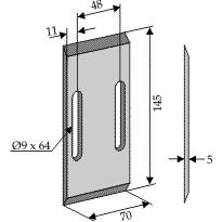 BL3120 Abstreiferblech