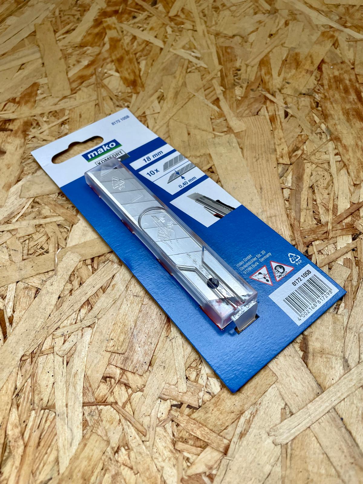 ET26566 10x Cuttermesser Abbrechklingen eisgehärtet - 18 mm