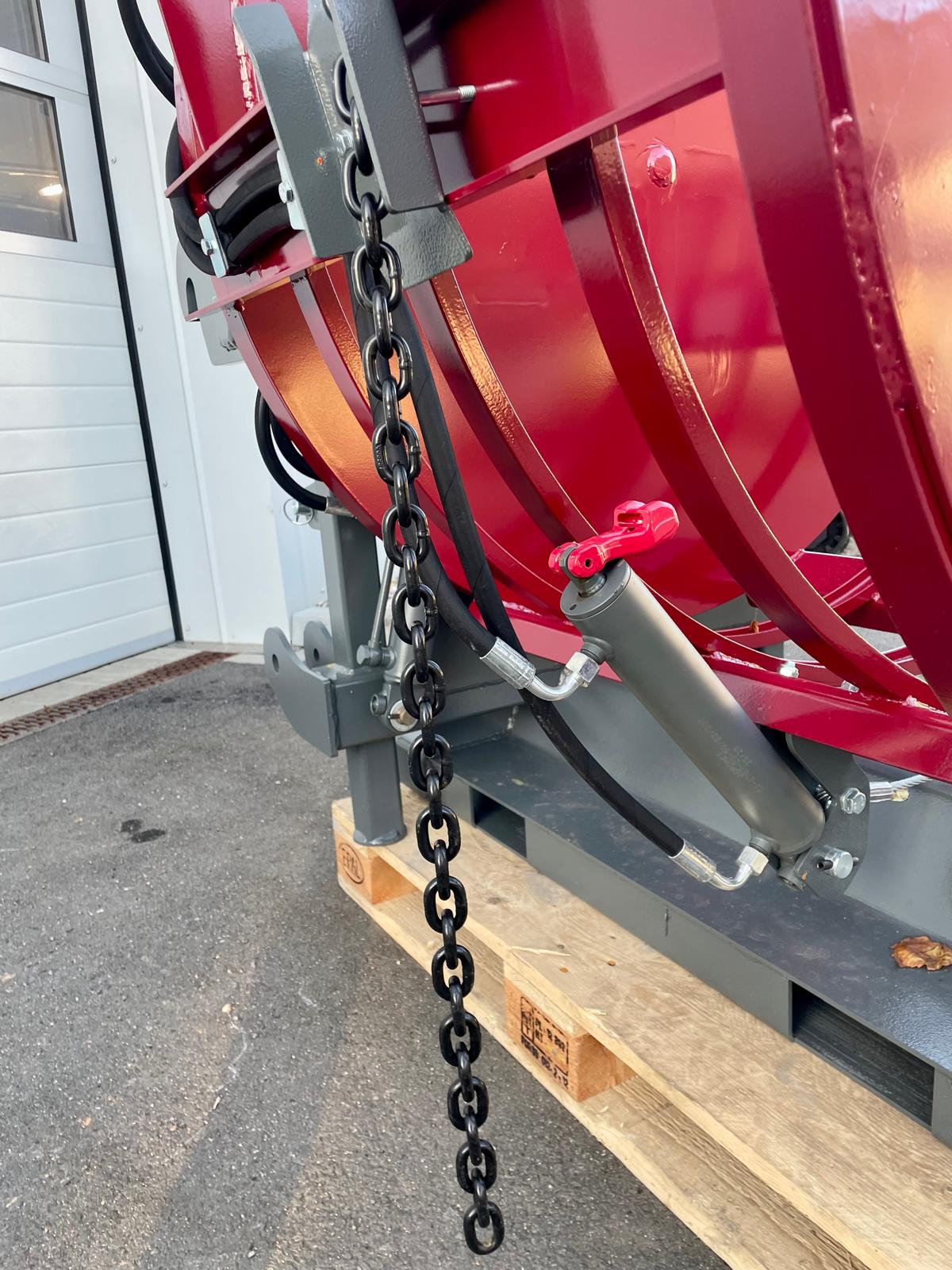 Brander Holzbündelgerät Hydraulische Drehung | Hydraulischer Spanner | inkl. Zubehör | Profi Brennholzverpackung