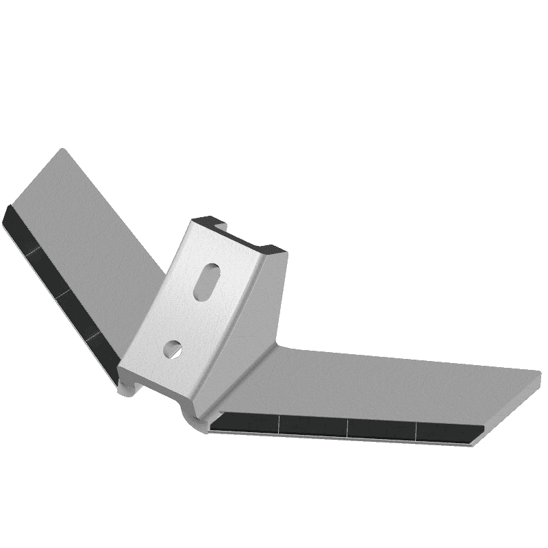 BL41518 VIGNE Aileron plat type FERRAND FL006600, 370*70*12