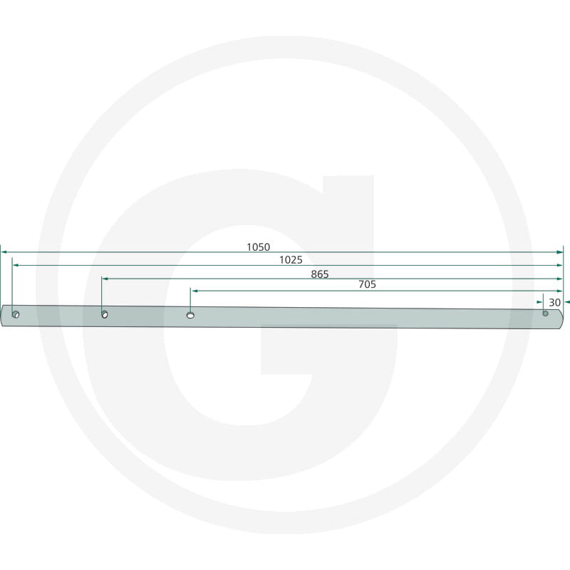 Zinkenarm 1050mm - passend zu Kuhn GA 230G, 280G, 280GM, 300G, 300GM, 300GT, 300VR, 301G, 301GM