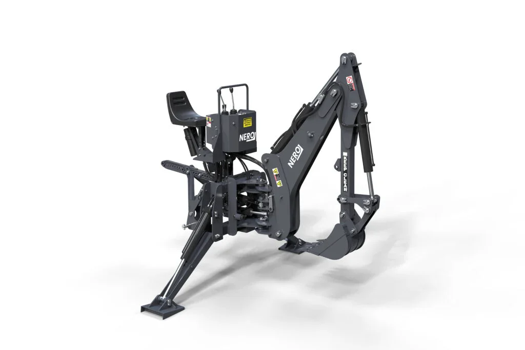 Nero HB-175 backhoe | 1.75 m digging depth | PTO drive Cat. II