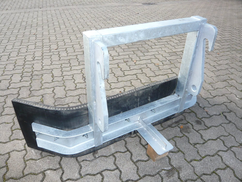 Düvelsdorf Gummischieber Weidemann Aufnahme - hydraulische Verriegelung