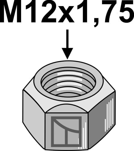 Sicherungsmutter - M12 - 10.9