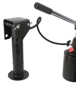 Hydraulischer Stützfuß mit Handpumpe Hub 250mm / 3,3T
