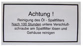 Achtung! Reinigung des Öl… BL23983 Achtung! Reinigung des Öl…