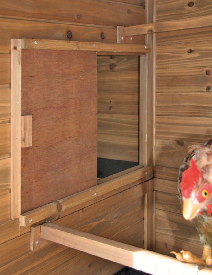 Exclusive wooden chicken coop - 222 x 115 x 200cm