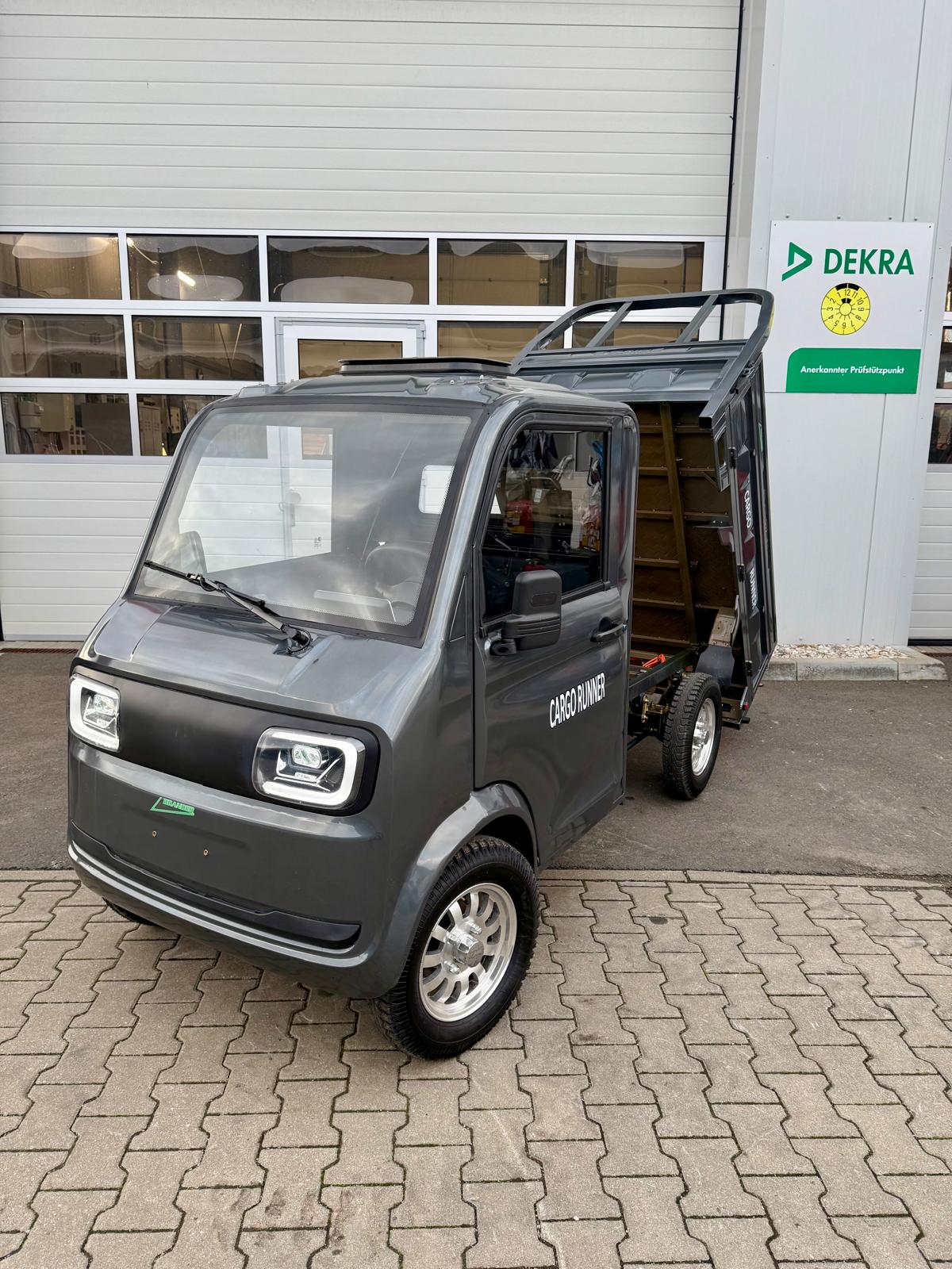 Cargo Runner Toro Elektrokipper – Elektro-Klein-LKW | 1500 W | hohe Zuladung | 40 km/h