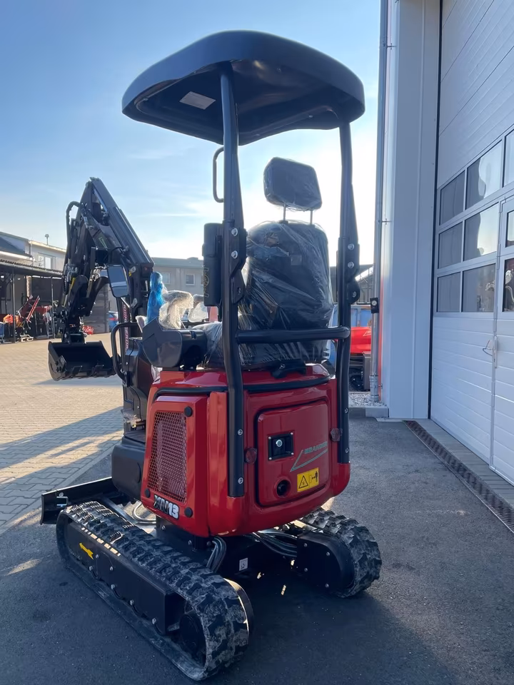 Rhinoceros XN13 Minibagger – Kubota Motor, Schnellwechsler & Baggerdaumen