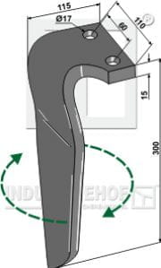 BL27578 Kreiseleggenzinken, rechte Ausführung