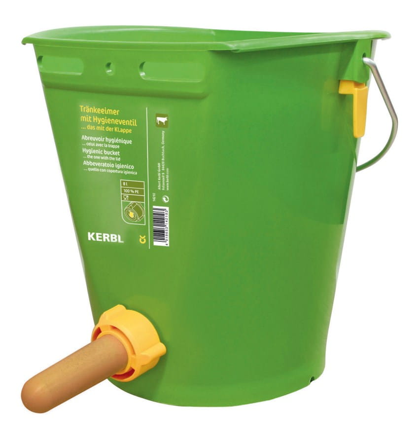 Kerbl Tränkeeimer mit Hygieneventil - 8L