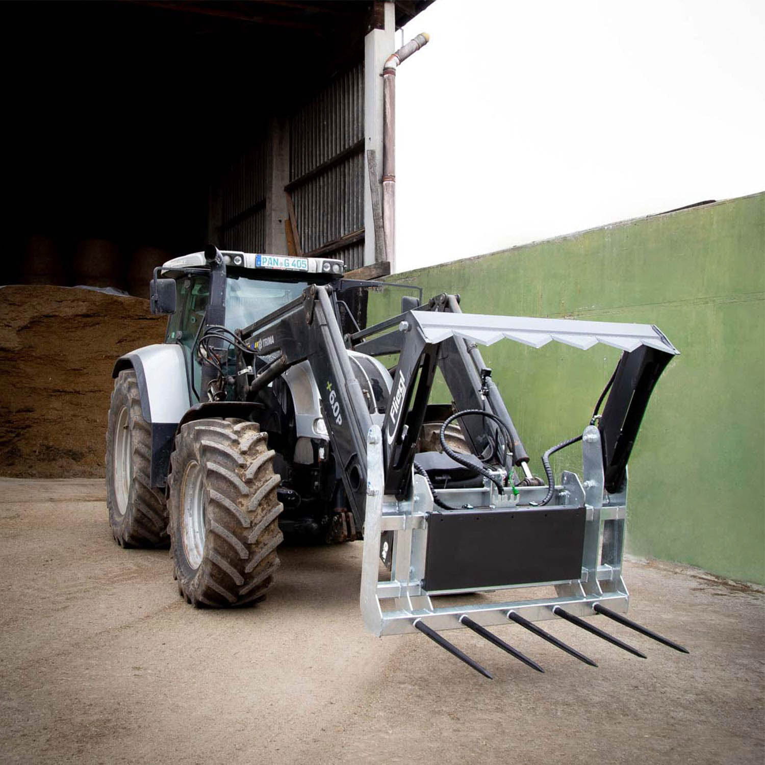 Fliegl Ballenschneider 1700 mm – Ballenschere für Silage-, Heu- und Strohrundballen