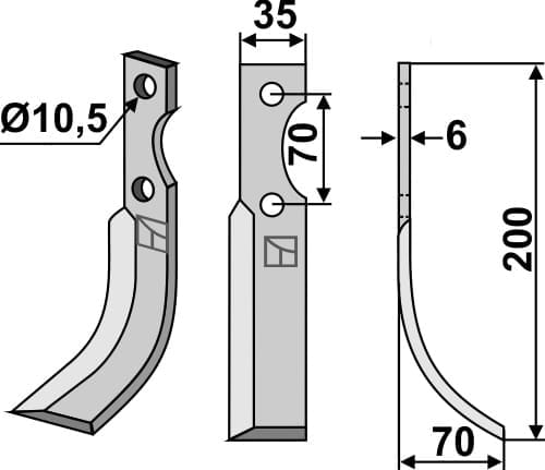 BL6223 Fräsmesser SEP-02R