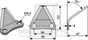 BL29648 Futtermischwagenmesser