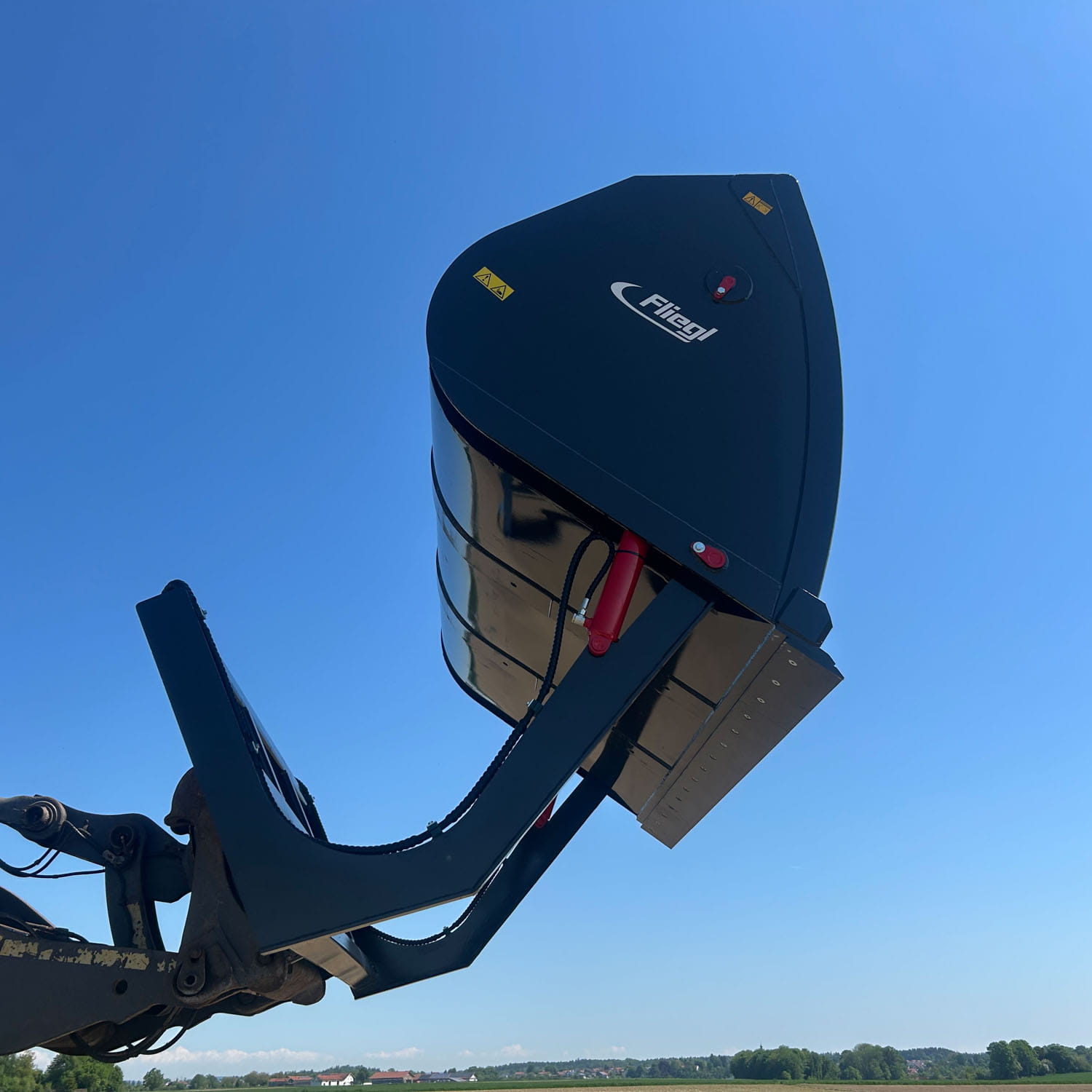 Fliegl high-tip bucket 3000 mm | Wheel loader attachment | 5.00 m³ | Hydraulic | Robust & efficient