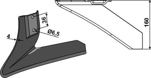 Winkelmesser - links