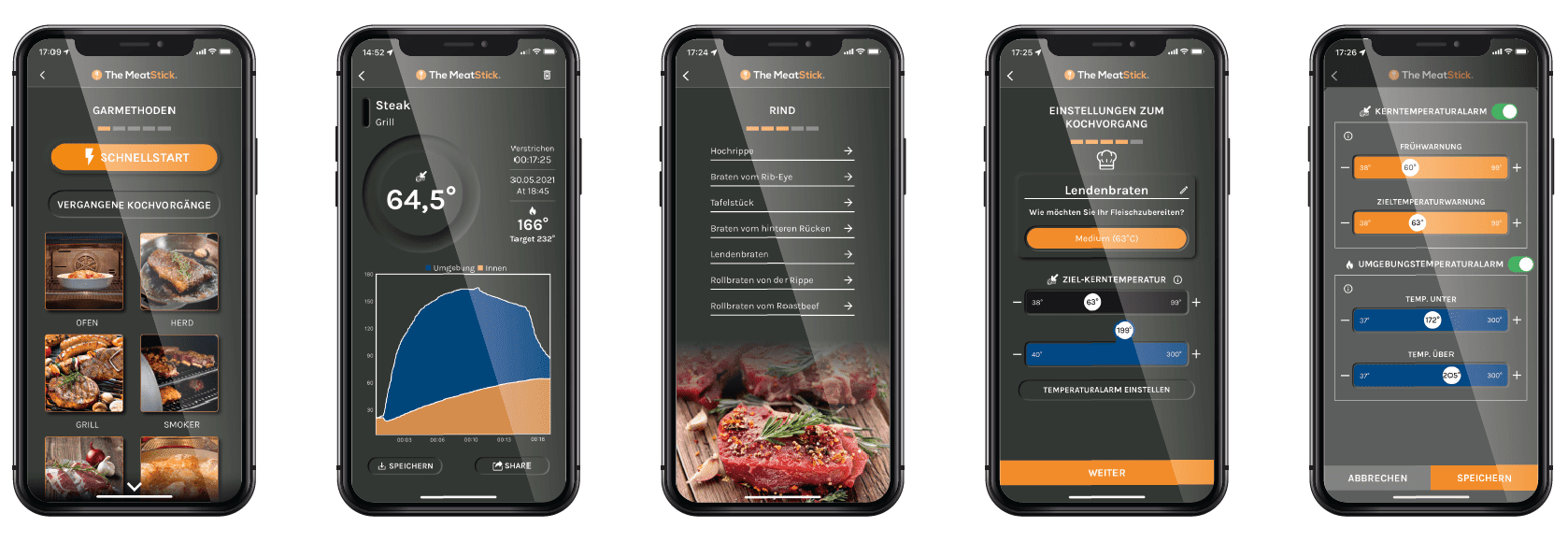 The MeatStick Grill Thermometer - V Set with WiFi Bridge Xtender