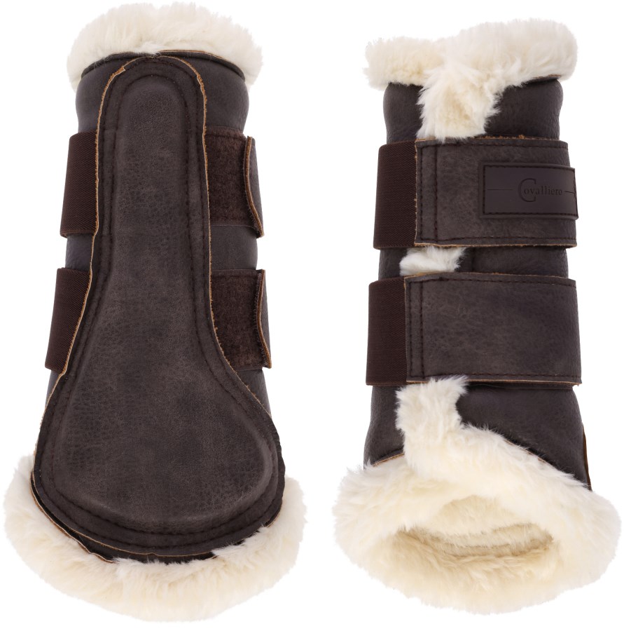 2x Softgamaschen Pelisa - Kunstfell