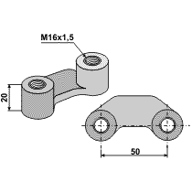 BL3065 51-16BM-1 Bügelmutter