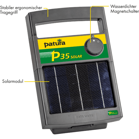 Patura solar electric fence energizer - P35
