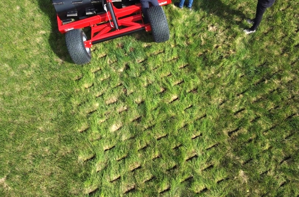 Sukov GRASS TERRA Wiesenwalze 3,0 m | Belüftungswalze mit 72 Spikes | Bodenlockerung & Grünlandpflege | Für Traktoren ab 120 PS