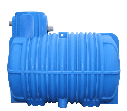 EMP 5.000 L Erdtank Regenwasserspeicher mit Filterset – unterirdische Zisterne mit Zu-/Ablauf