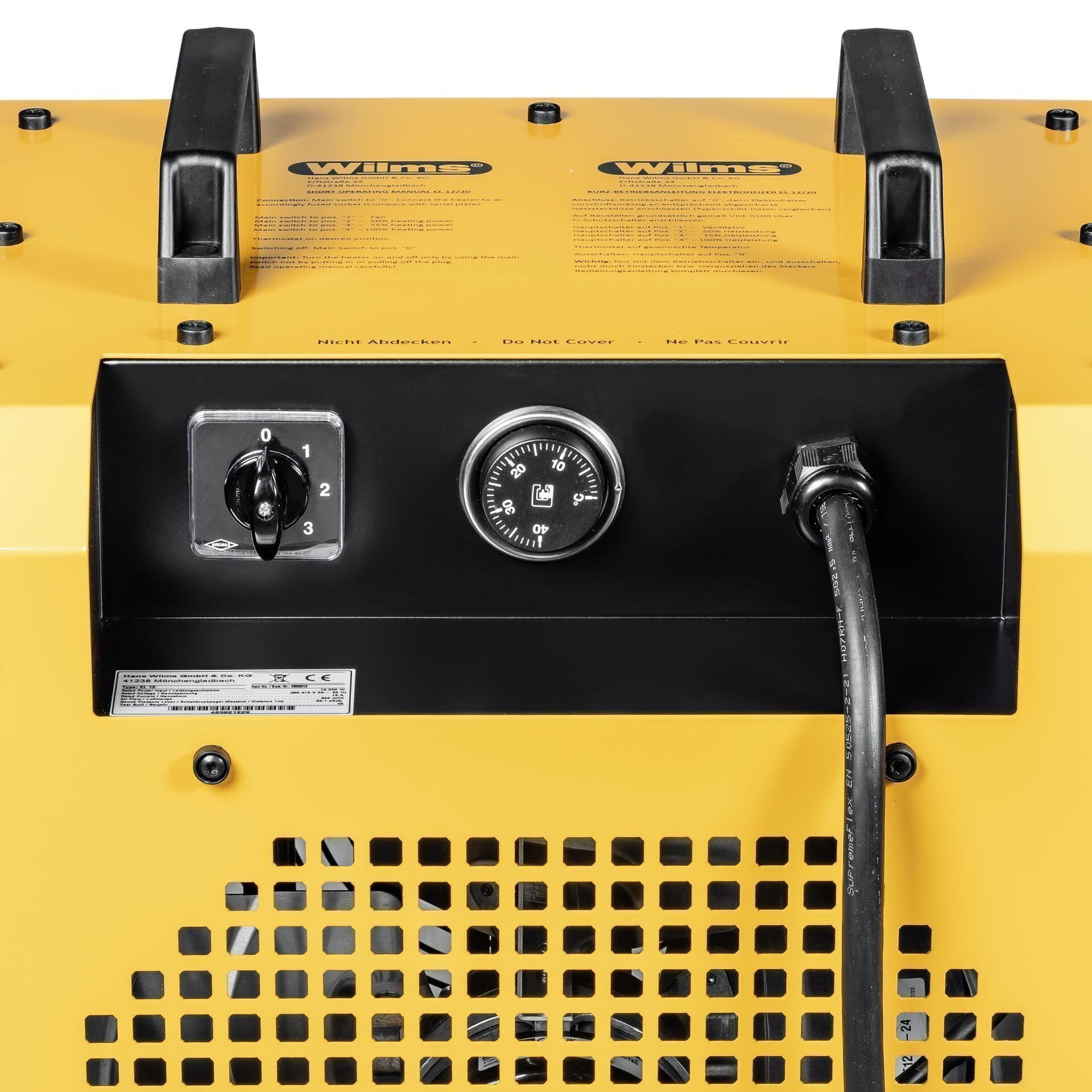 WILMS Elektroheizer mit Axialventilator - EL 12