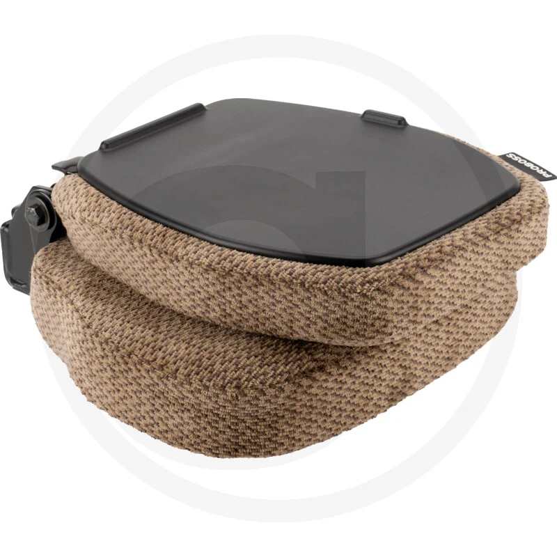 Siège passager PROBOSS, beige - compatible avec les tracteurs John Deere 6R, 7R, 8R, 9R, 9RT et 9RX.