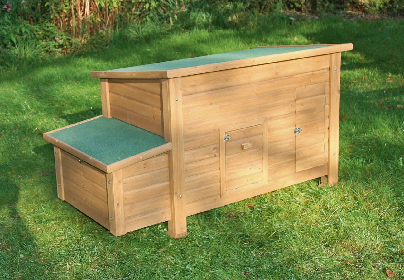 Holz Hühnerstall - 146 x 74 x 80cm