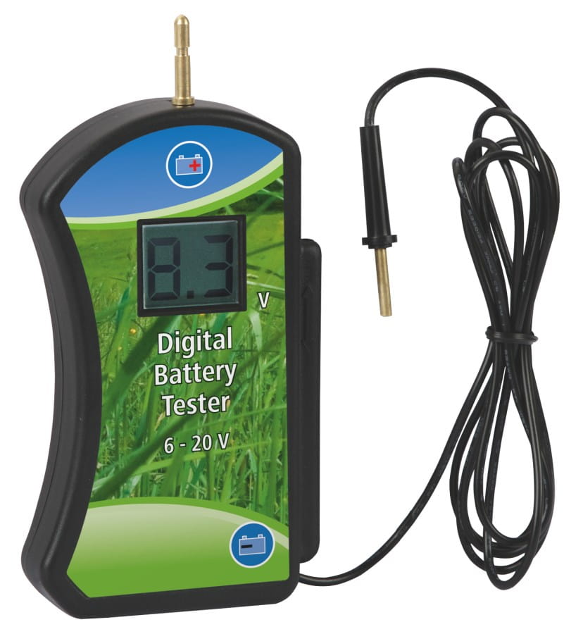 Batterietester 6V–20V für Akkus & Weidezaun Batterien