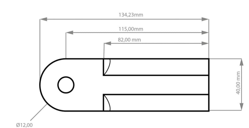 Hercules blade set for side booms - 8 pieces