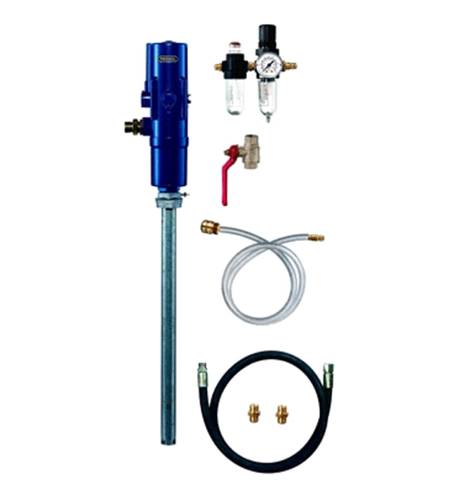 Pressol Pneumatik-Pumpe 1:1 Set SRL 860 für 200/220 l Fässer – Komplettset für Diesel-, Heizöl- und Ölversorgung