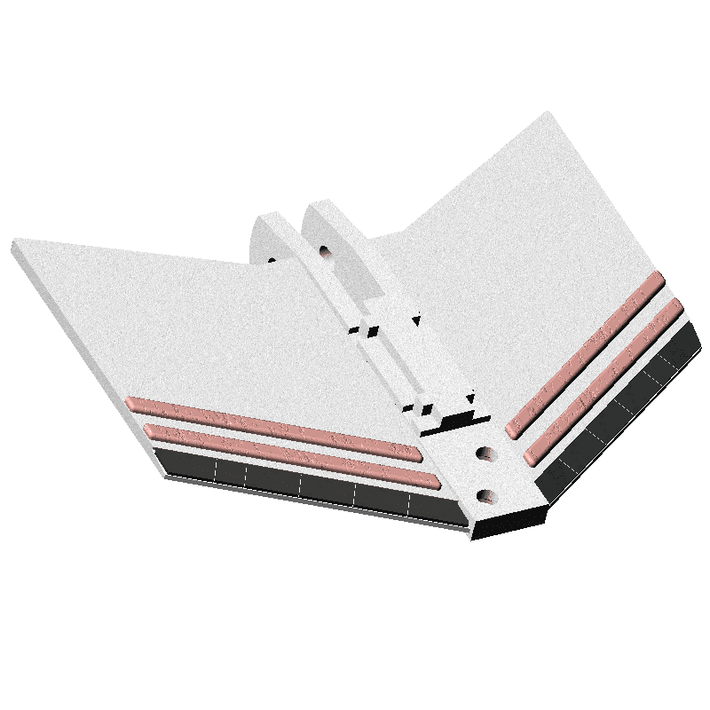 BL41371 AC Flügelschar - passend zu Kuhn Cultisoil K1800130 / 1800130