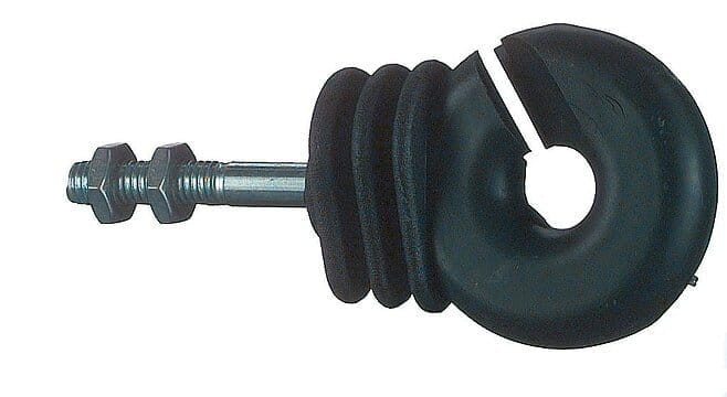 10024 25x Ringisolatoren schwarz - M6 Gewinde