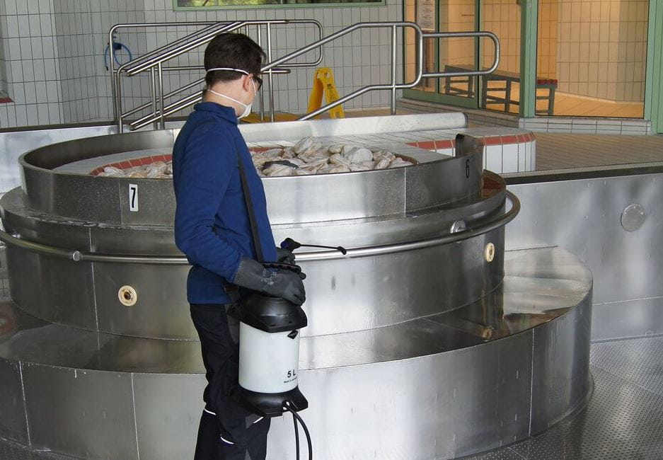 CLEANER F5 Drucksprühgerät zur Desinfektion für Maul & Klauenseuche