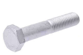 Hex bolt M12x75 8.8 zinc plated - suitable for Kuhn rotary rakes GA 381GM, 381GT, 682, 732, 300GT, 3200GT, 3501S, 4101GM, 4101GT, 7301, 7302DL