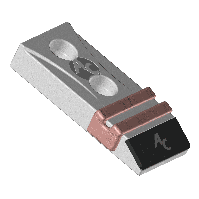 BL40118 GRUBBERSCHARE passend für SOUCHU-PINET TIP-TOP 160*70*20 mm + Hartauftrag