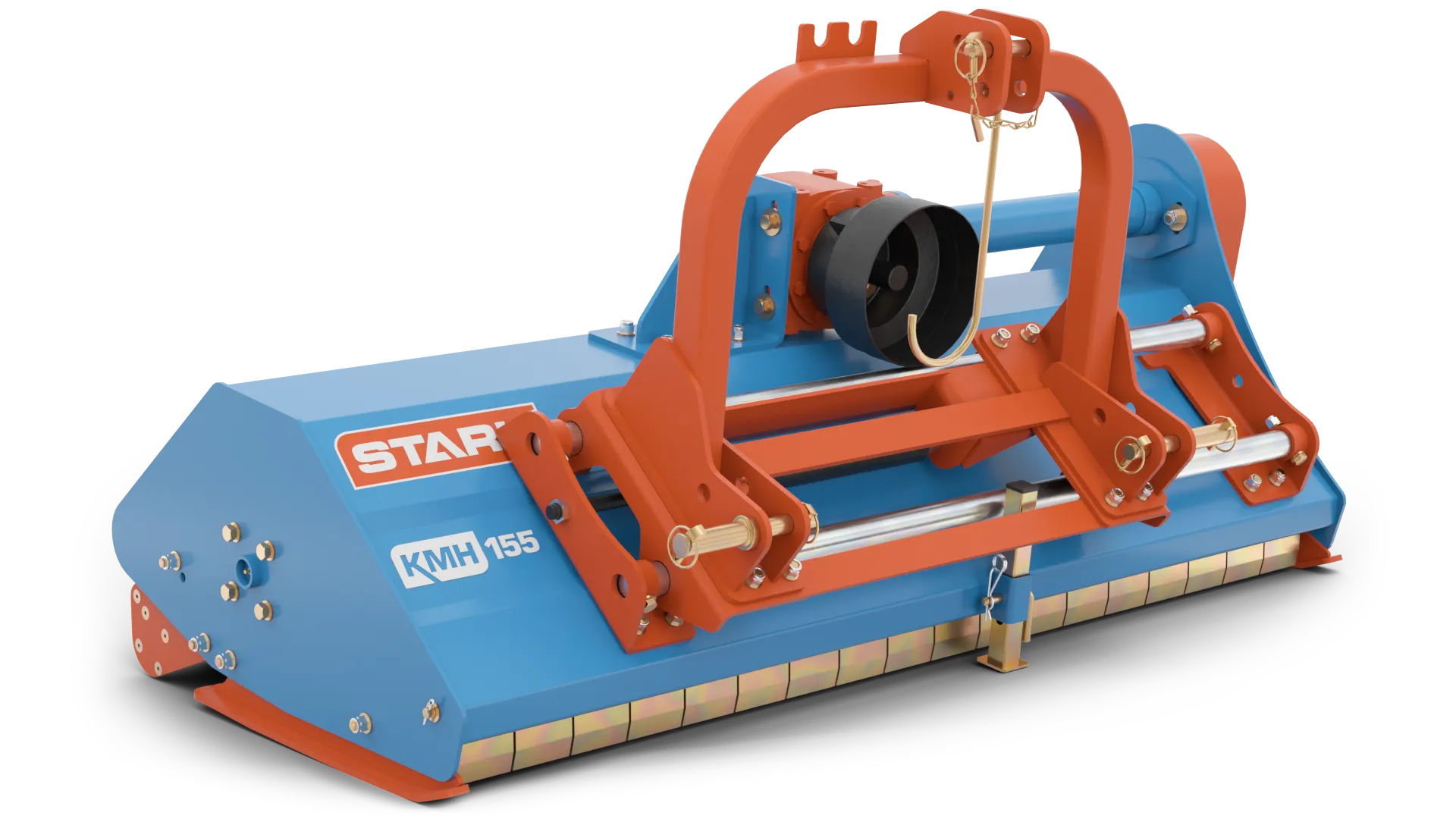 Heckmulcher Stark KM Serie mit hydraulischer Verschiebung – 1,55 m & 1,75 m Schlegelmulcher