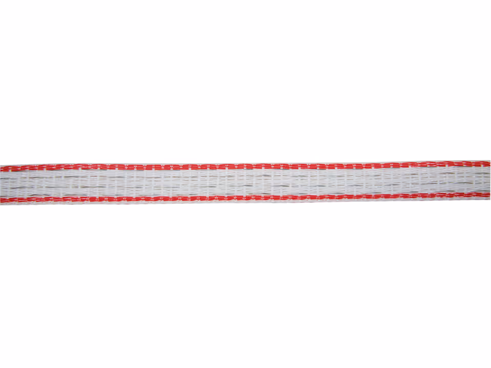 Band TopLine Plus, 200m, 10mm, weiß/rot, 4 x 0,3mm TriCOND